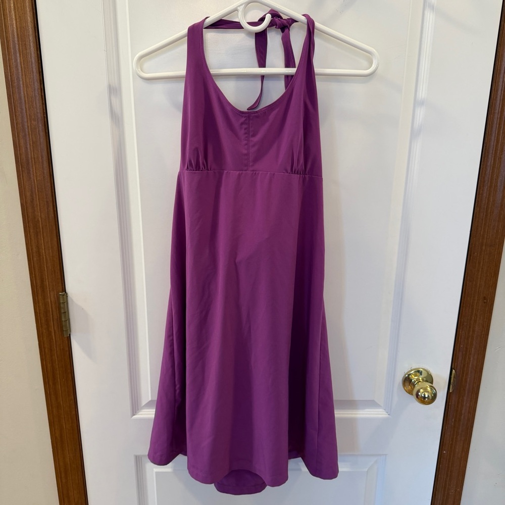 Columbia PFG Ladies Medium Purple Halter Dress Like NEW!